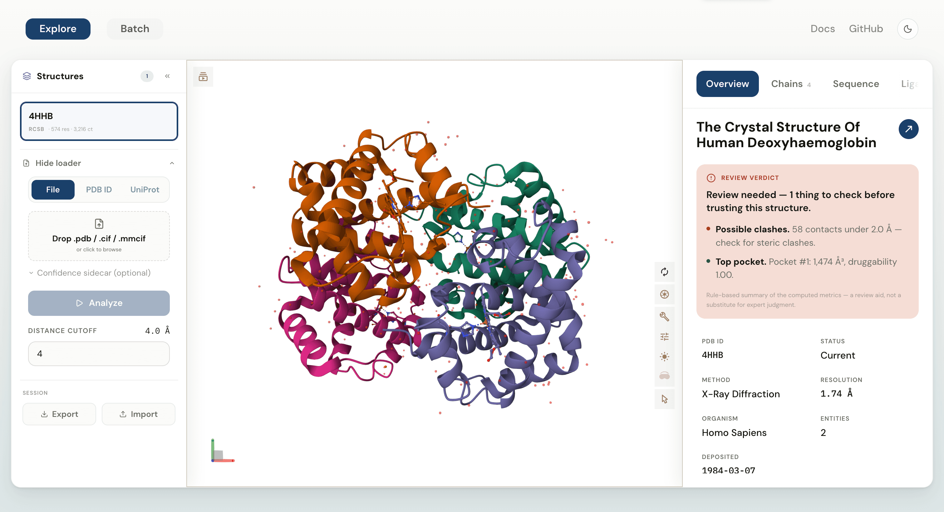 Protein Interaction Explorer